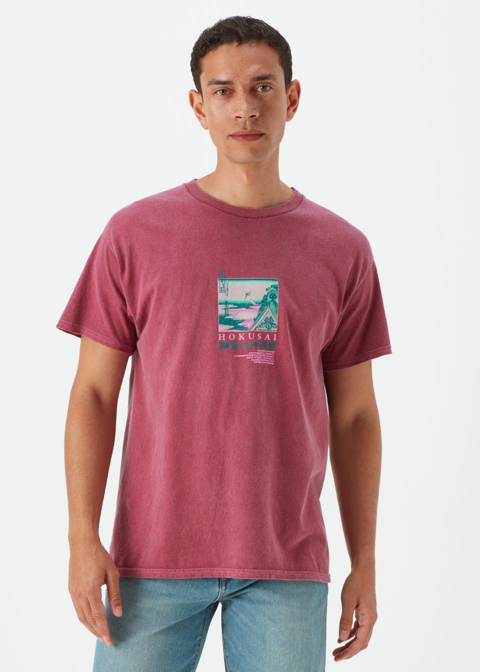 Berry Hokusai Print T-Shirt