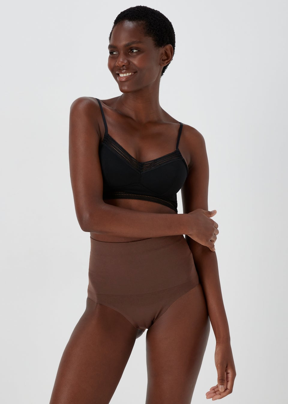 Brown Seamless Smoothing Knickers