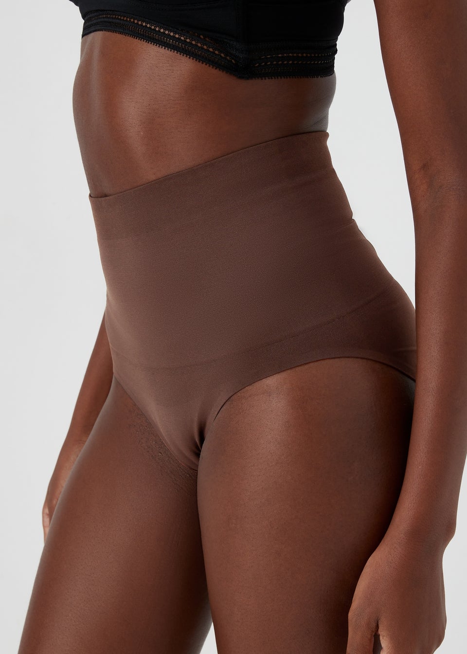 Brown Seamless Smoothing Knickers