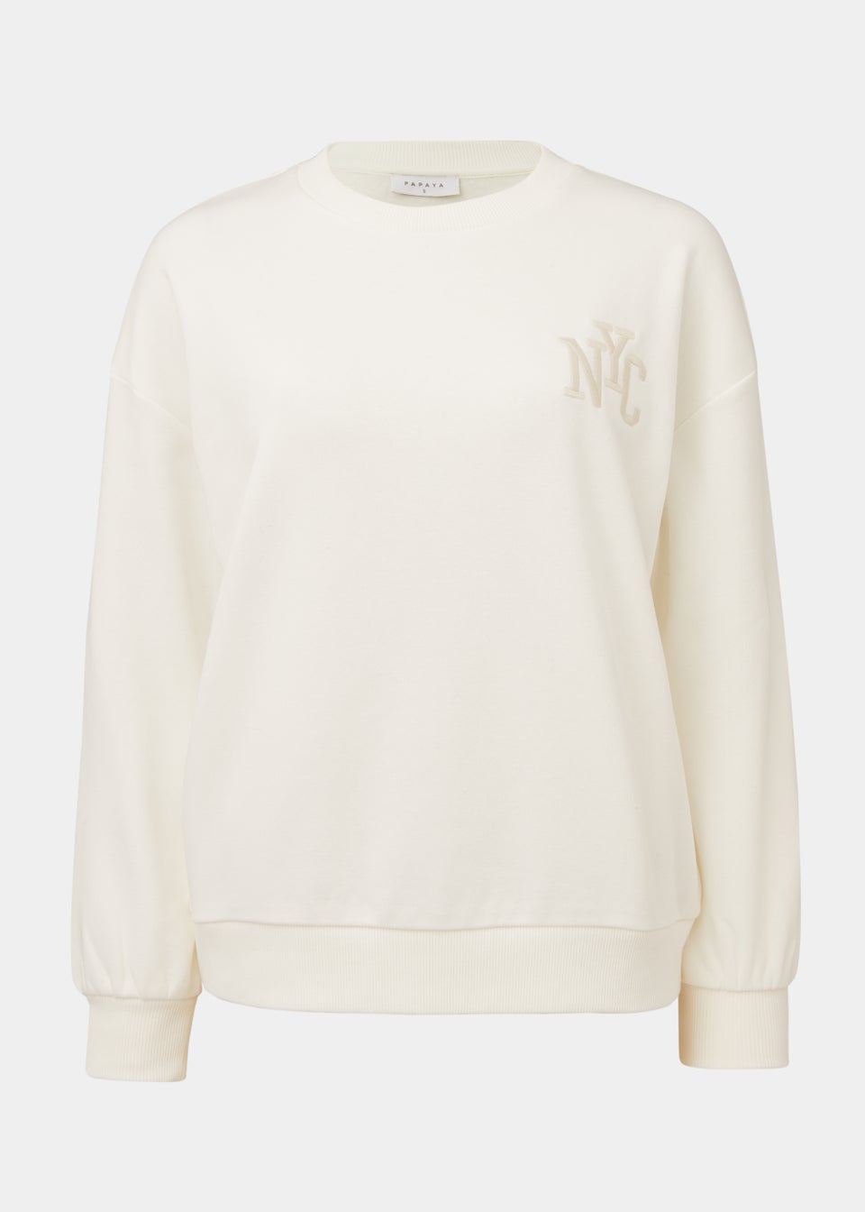 Cream NYC Co-Ord Sweatshirt