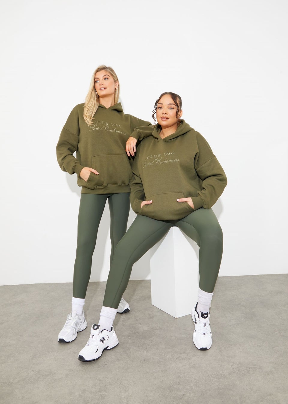 In the Style Gemma Atkinson Khaki Sculpt & Control Leggings