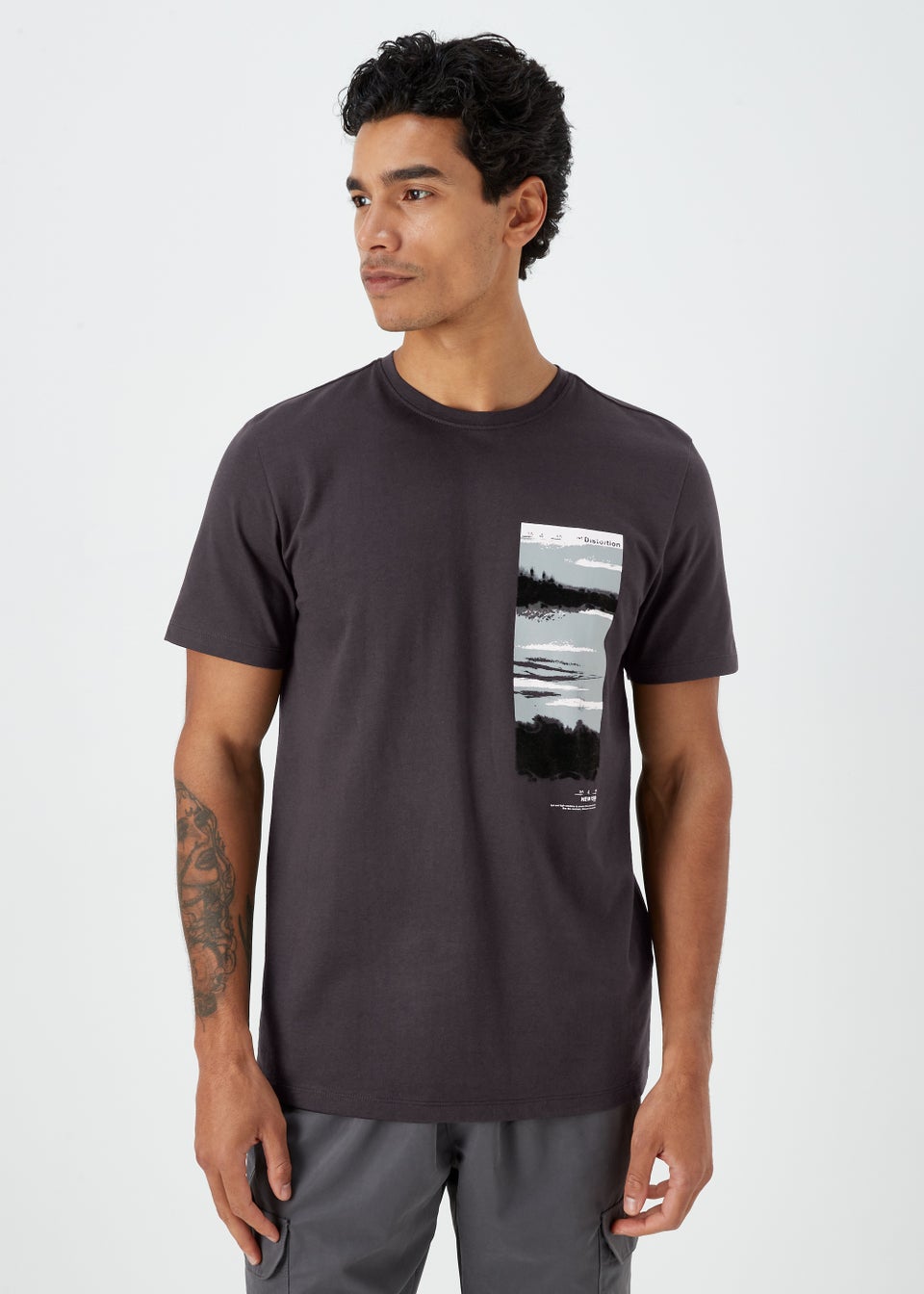 US Athletic Black Graphic T-Shirt