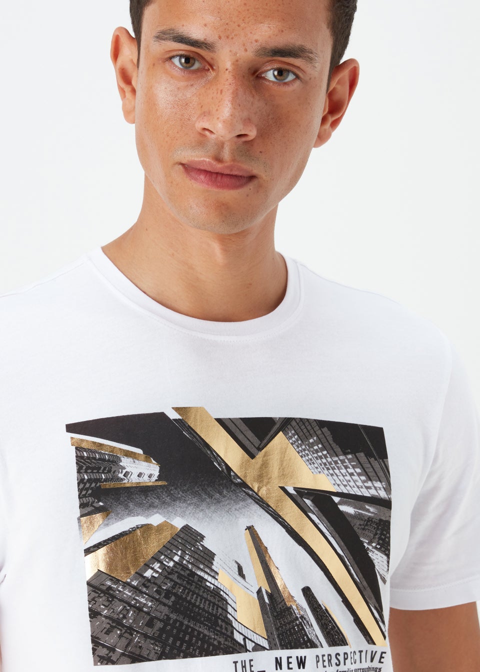 US Athletic White Foil T-Shirt