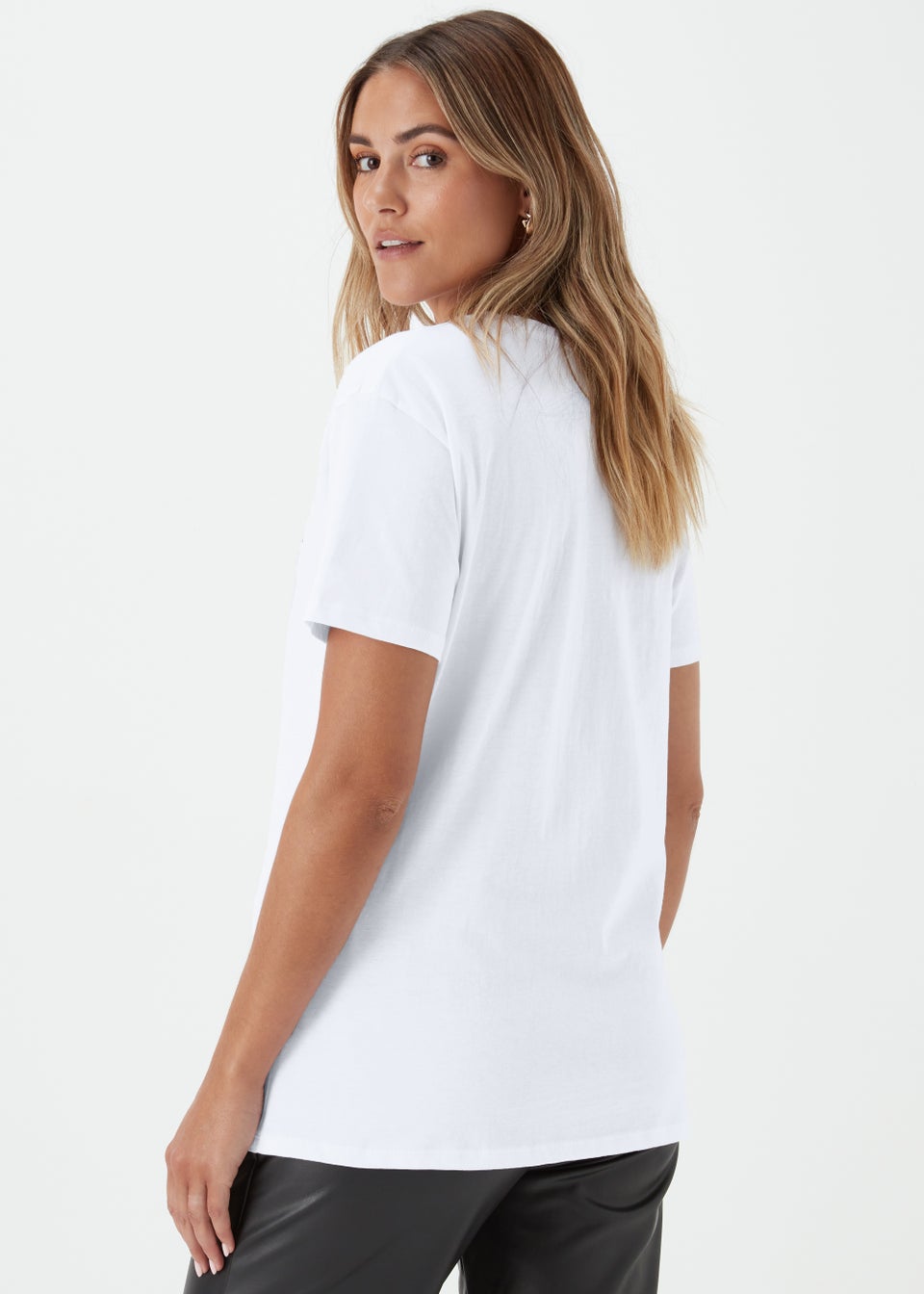 White L'Amour T-Shirt - Matalan