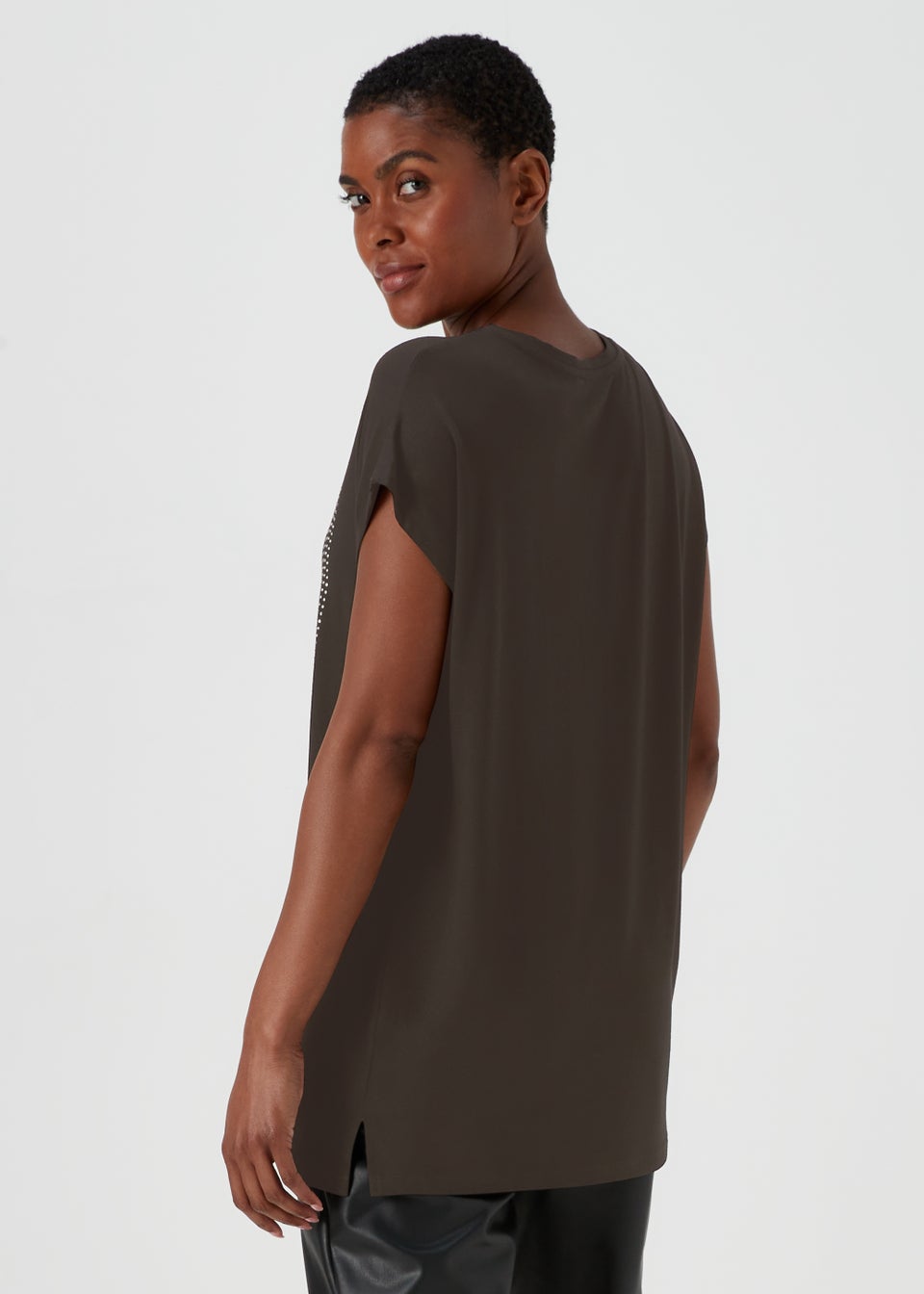 Black Star Longline T-Shirt