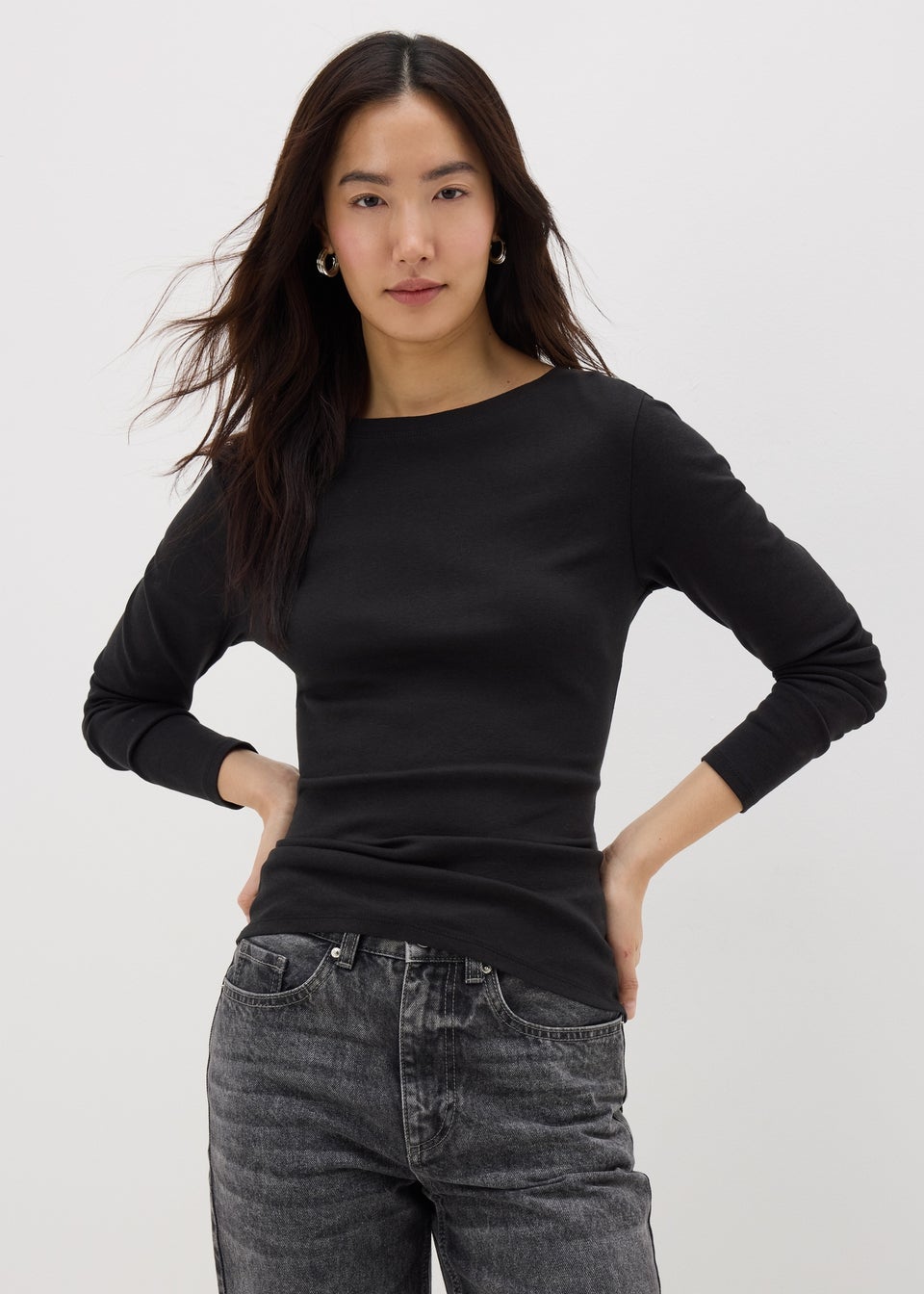 Dark Grey Long Sleeve T-Shirt