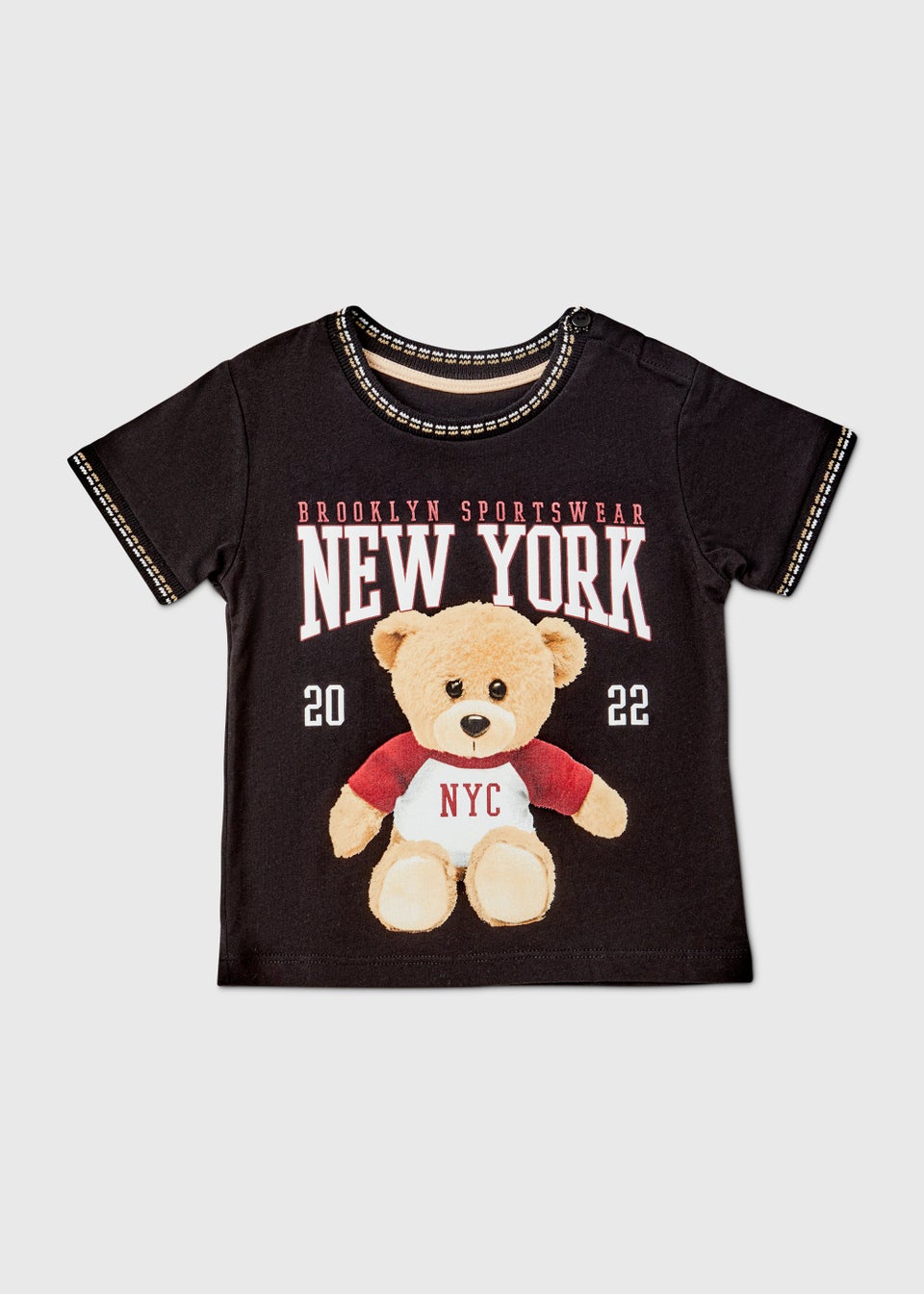 Girls Teddy Bear Print T-Shirt (9mths-6yrs)