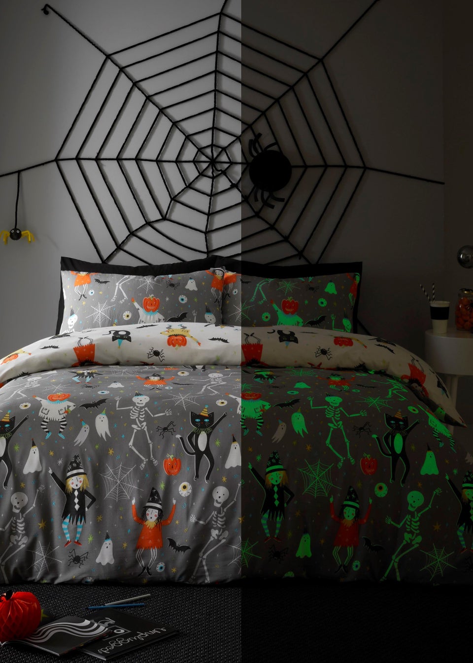 Bedlam Halloween Party Duvet Cover Set