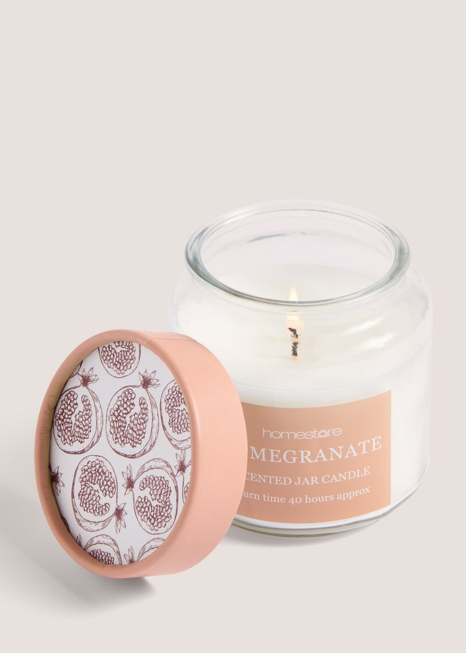 Pomegranate Scented Jar Candle