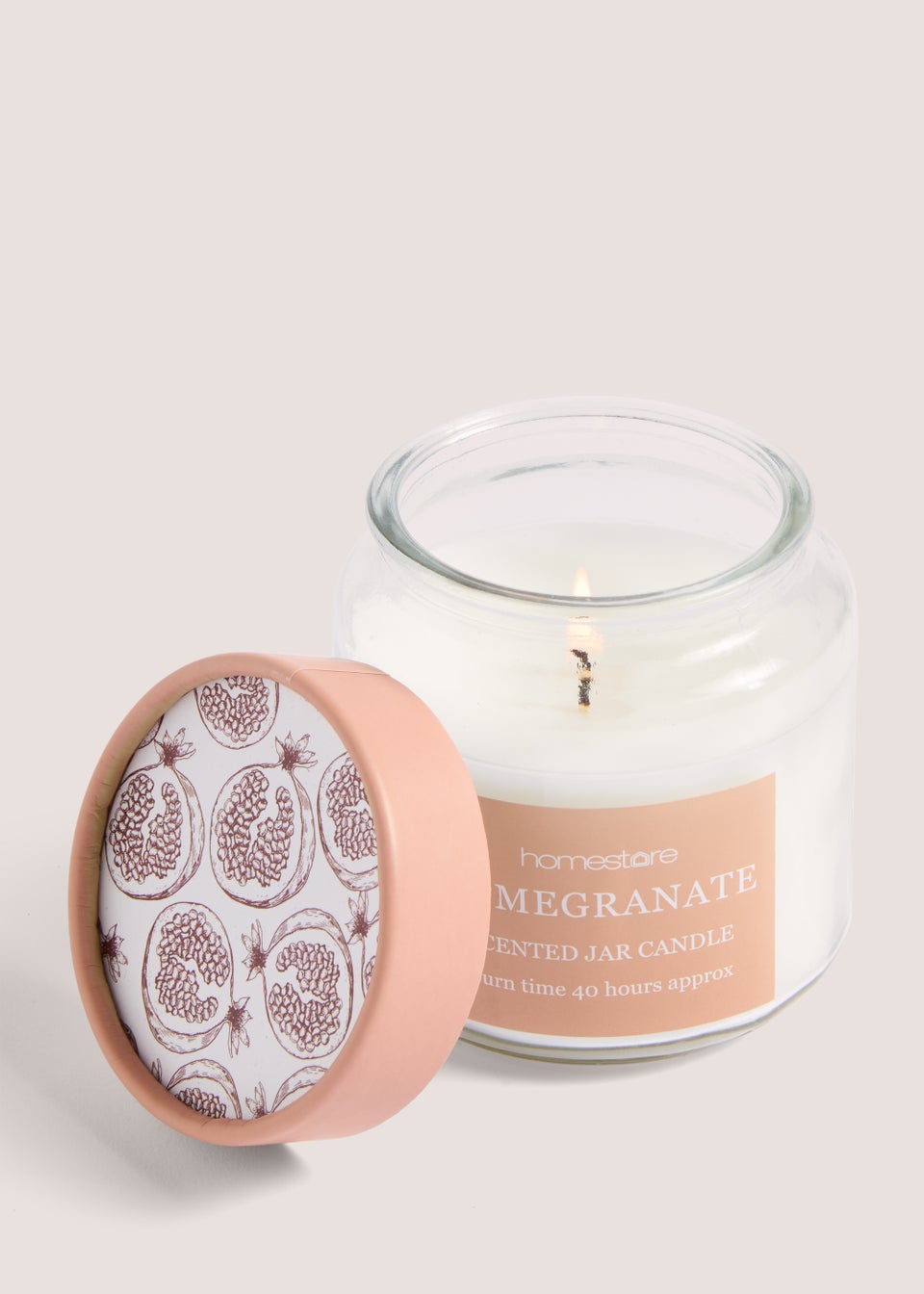 Pomegranate Scented Jar Candle (340g)
