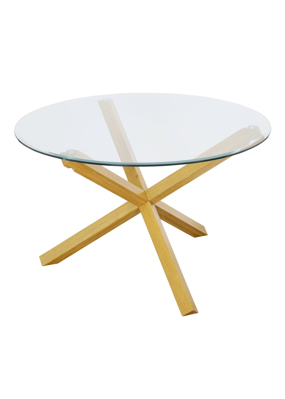 LPD Furniture Oporto Dining Table H74cm X D 106.5cm
