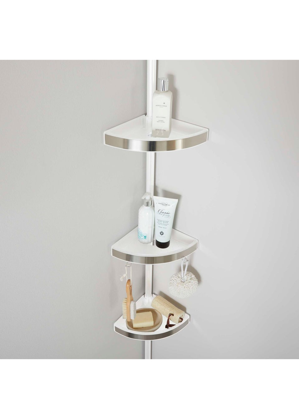 Lloyd Pascal Floor to Ceiling Corner Storage Unit (152-260cm x 19cm)