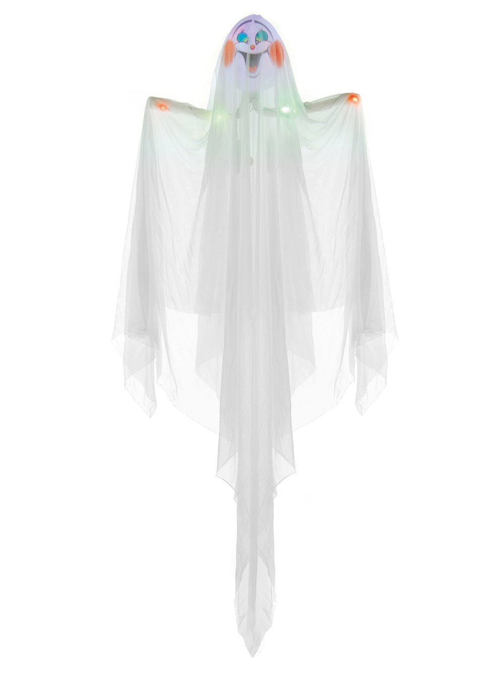 Premier Decorations Battery Operated Lit Hanging Ghost (153cm)