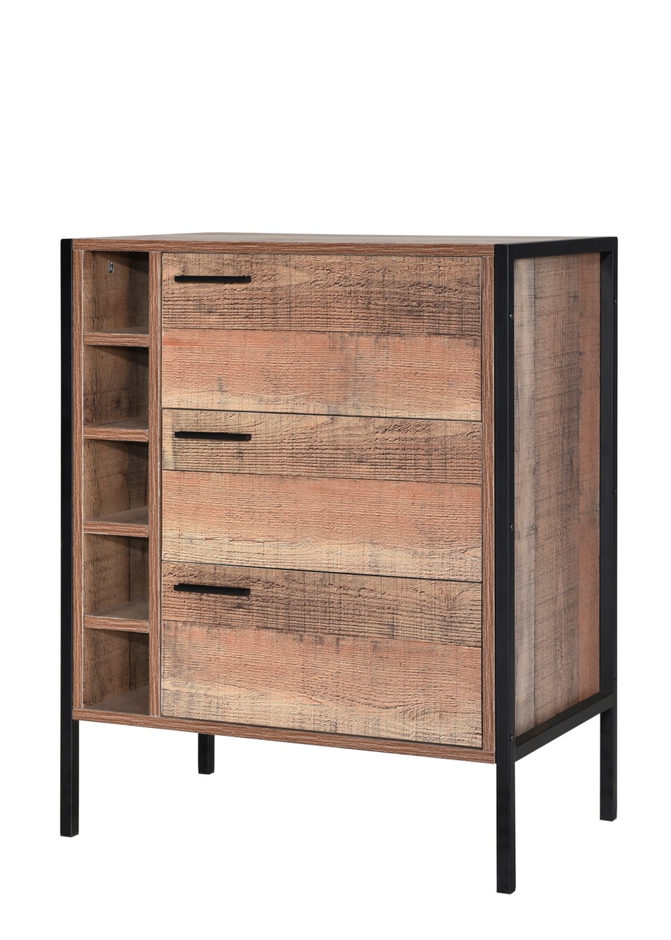 LPD Furniture Hoxton Wine Cabinet (800x400x638mm)