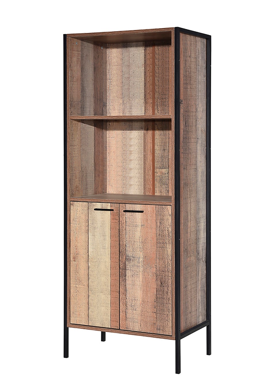 LPD Furniture Hoxton Bookcase-Display Cabinet (1600x400x638mm)
