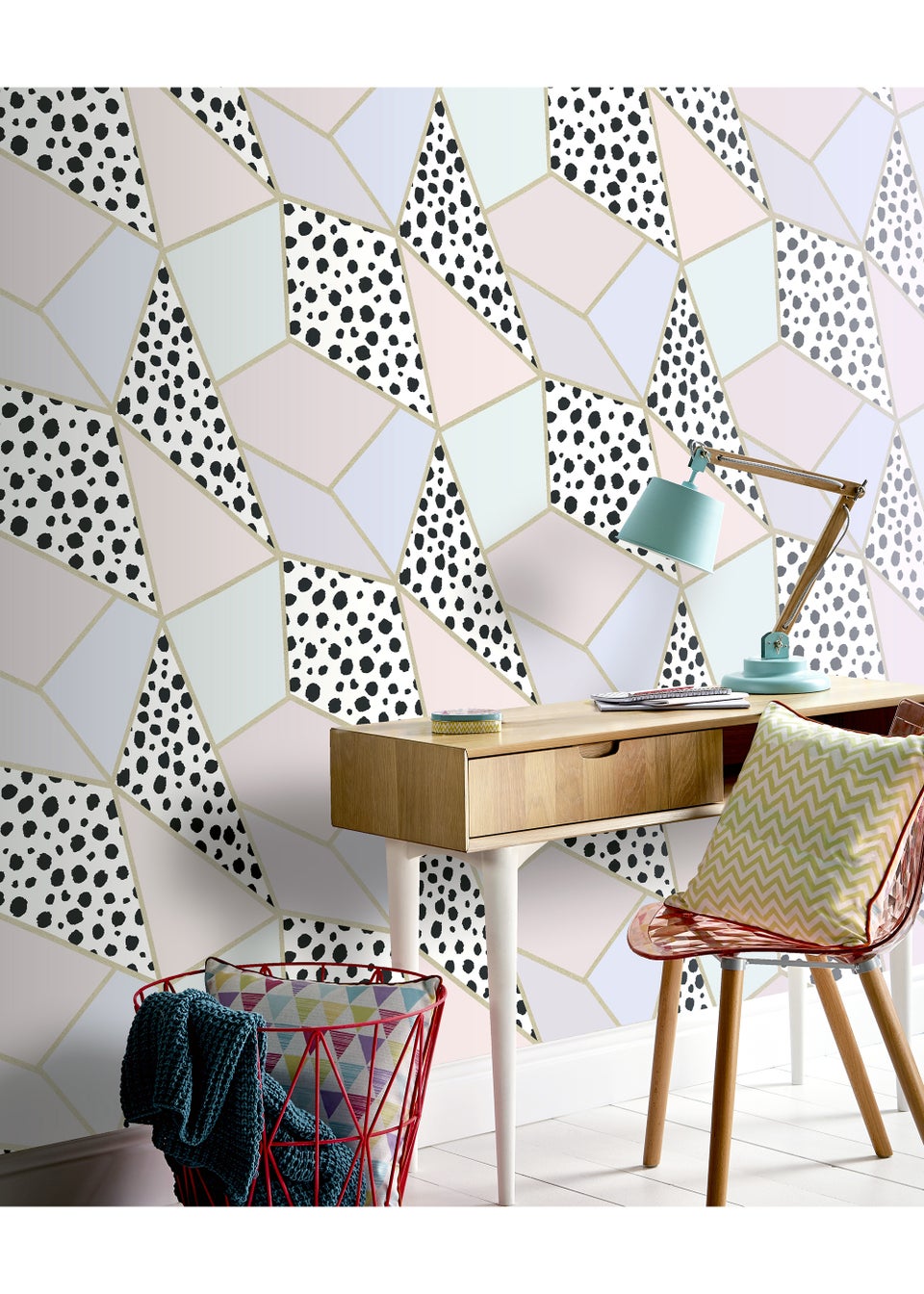 Arthouse Dalmatian Fragment Wallpaper