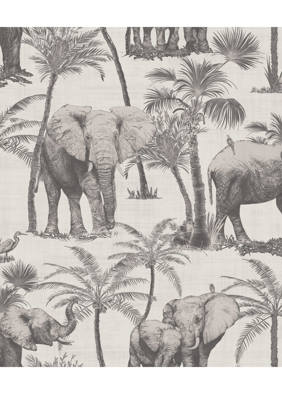 Arthouse Elephant Grove Wallpaper