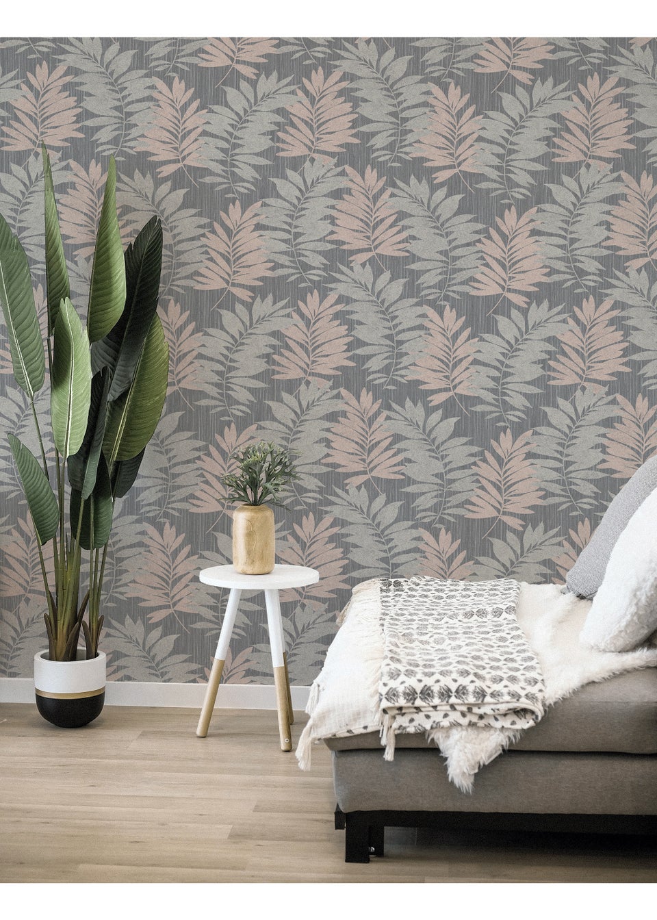 Arthouse Stardust Palm Wallpaper