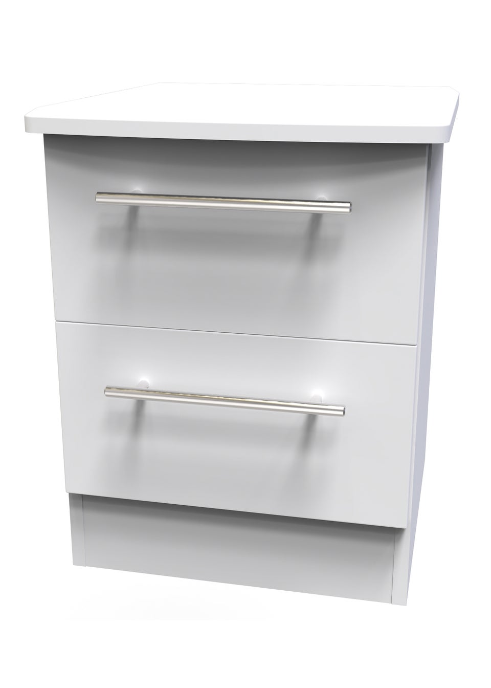Swift Sherwood 2 Drawer Bedside Cabinet (50.5cm x 39.5cm x 41.5cm)