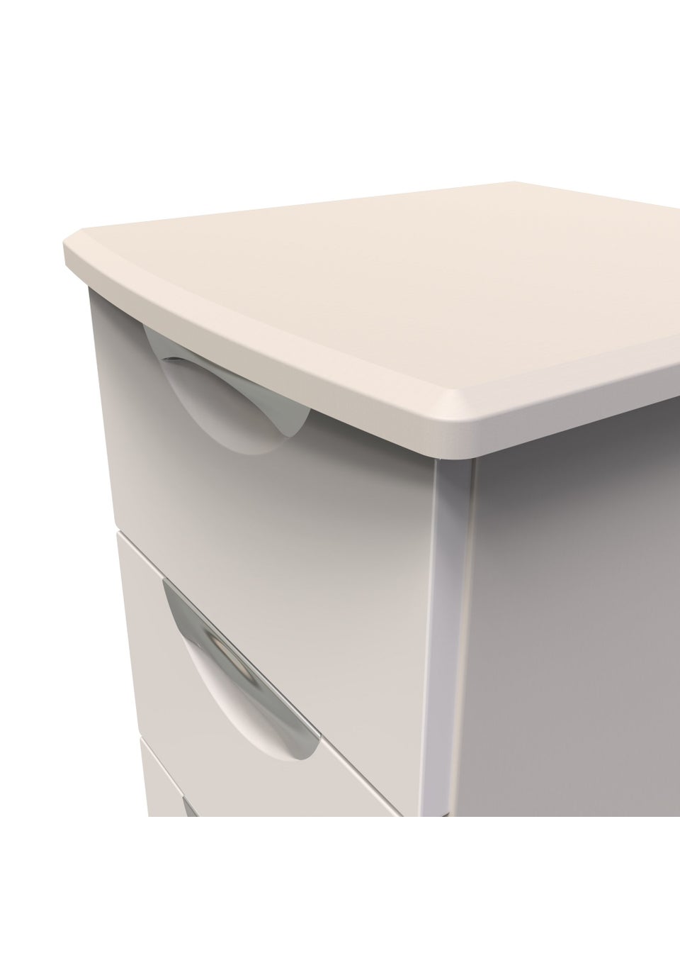 Swift Bordeaux 3 Drawer Bedside Table (69.5cm x 41.5cm x 39.5cm)