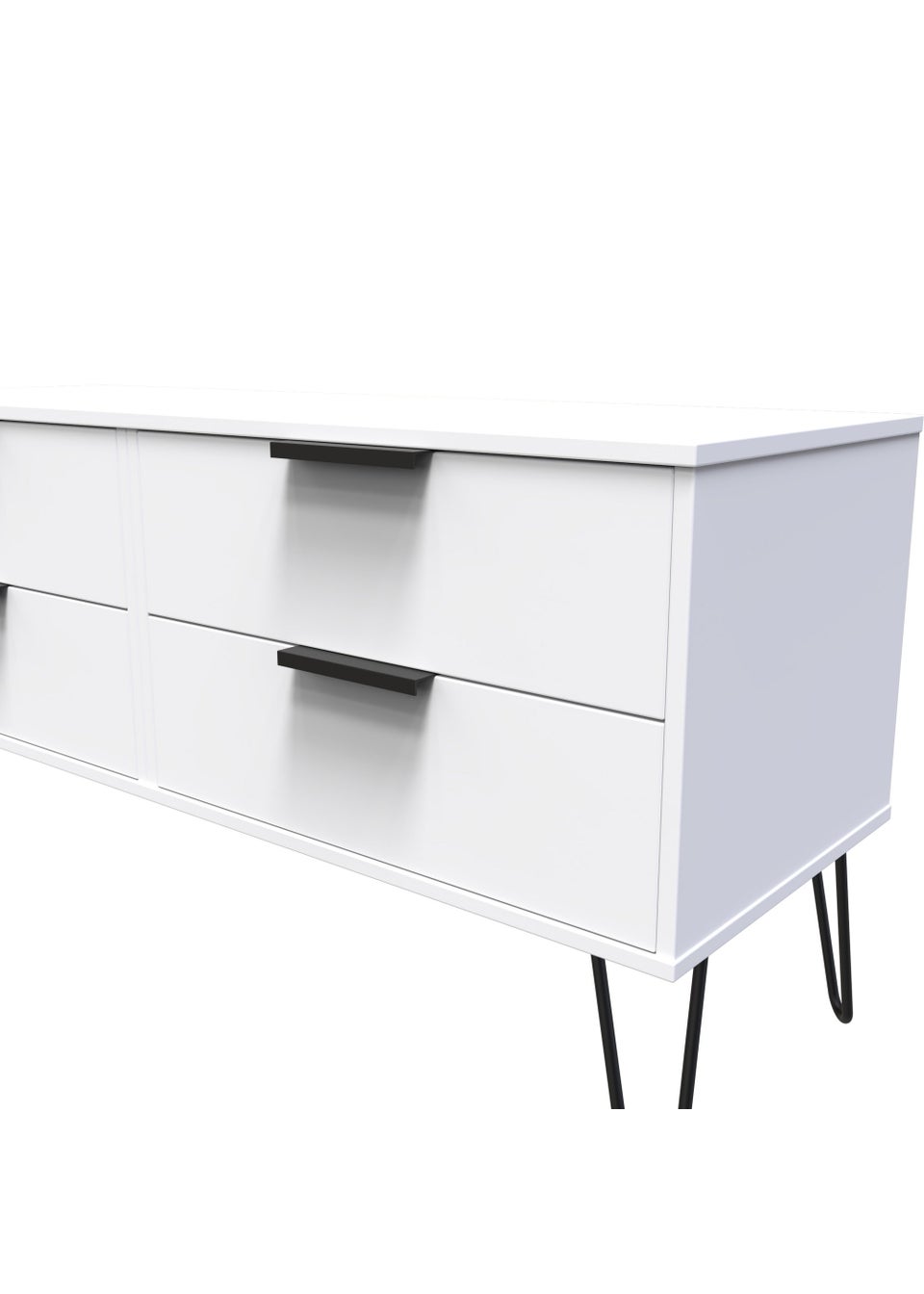 Swift Milano 4 Drawer End of Bed Chest (50.5cm x 41.5cm x 112cm)