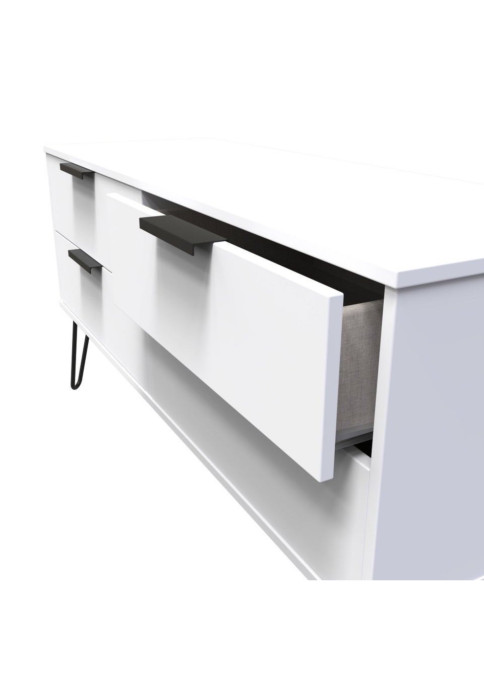 Swift Milano 4 Drawer End of Bed Chest (50.5cm x 41.5cm x 112cm)