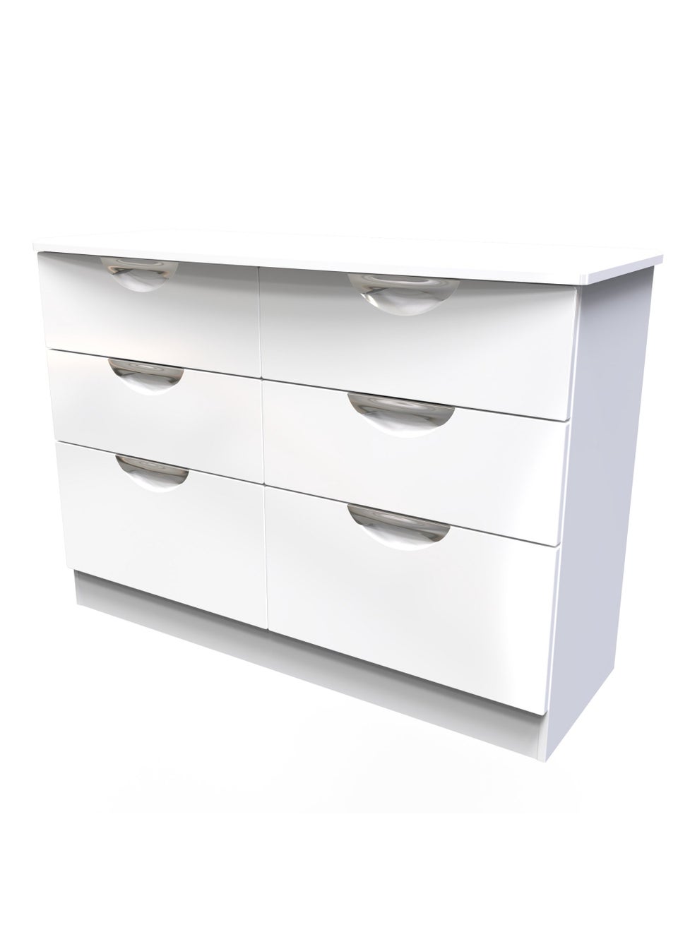 Swift Bordeaux 6 Drawer Wide Chest (79.5cm x 41.5cm x 112cm)