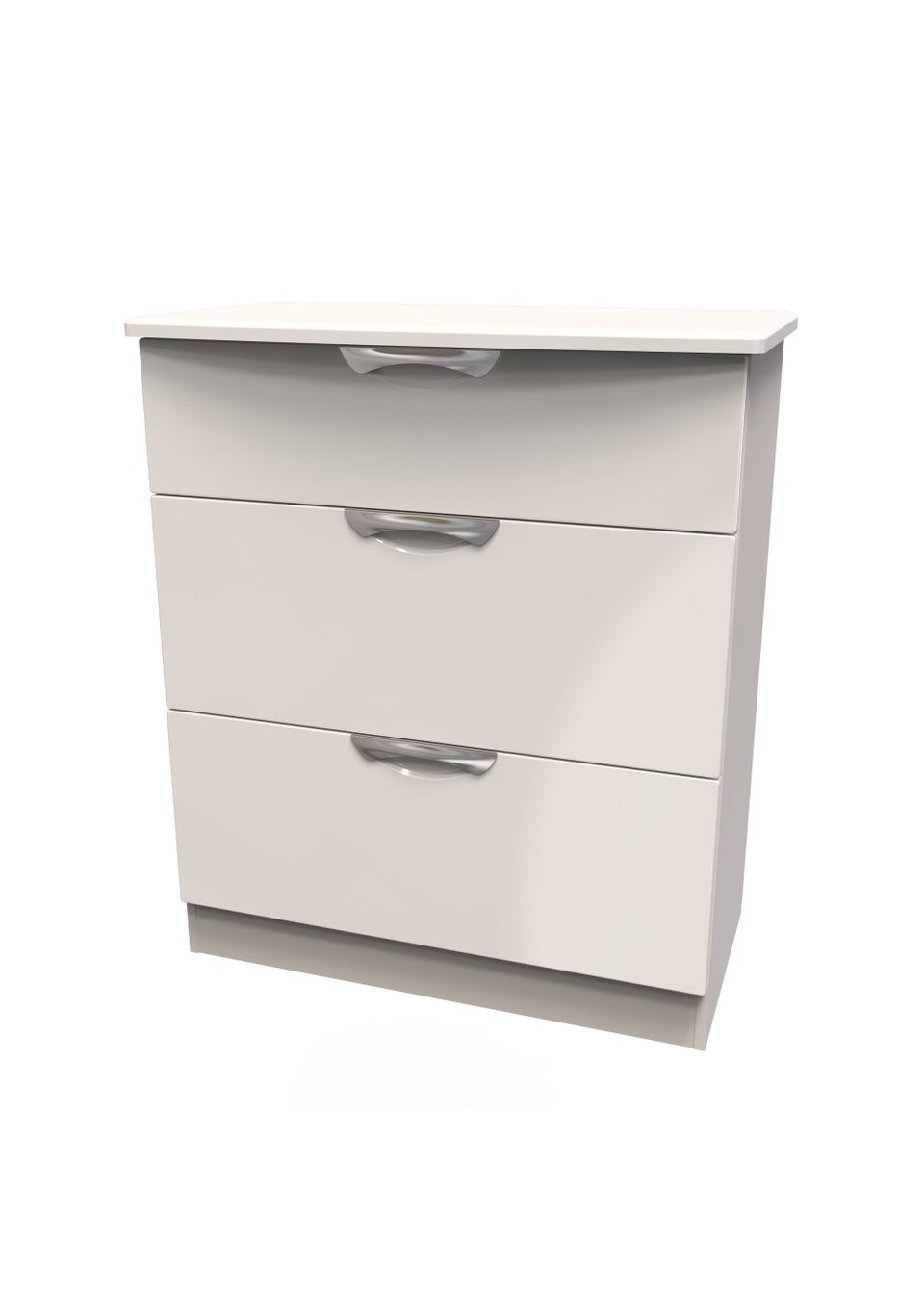 Swift Bordeaux 3 Drawer Deep Chest (88.5cm x 41.5cm x 76.5cm)