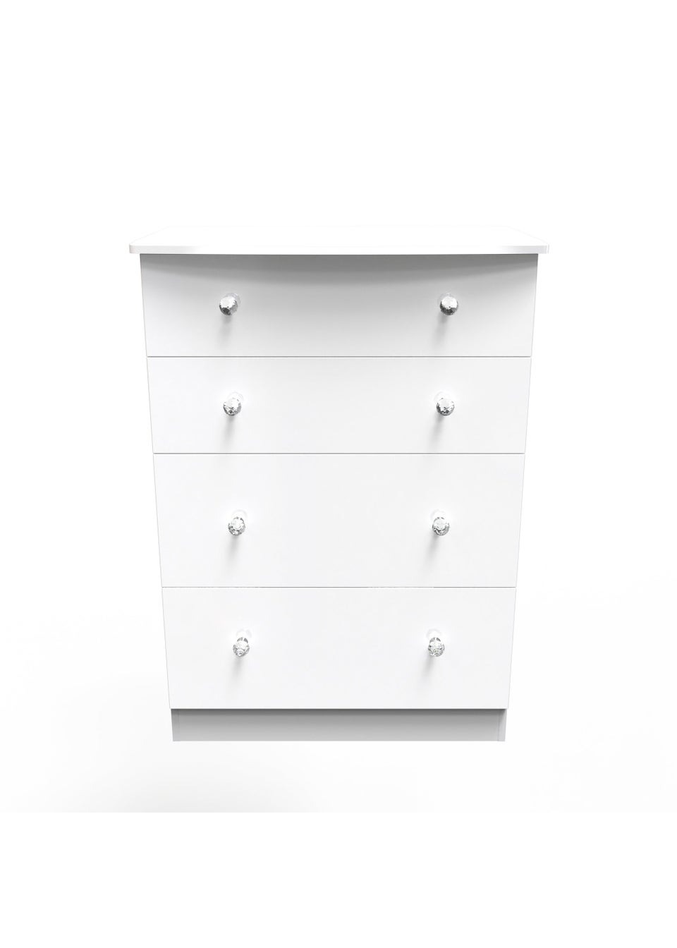 Swift Brilliance 4 Drawer Chest (107.5cm x 41.5cm x 76.5cm)