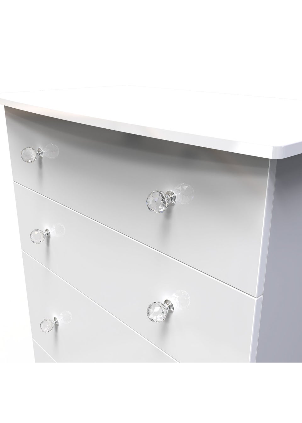Swift Brilliance 4 Drawer Chest (107.5cm x 41.5cm x 76.5cm)