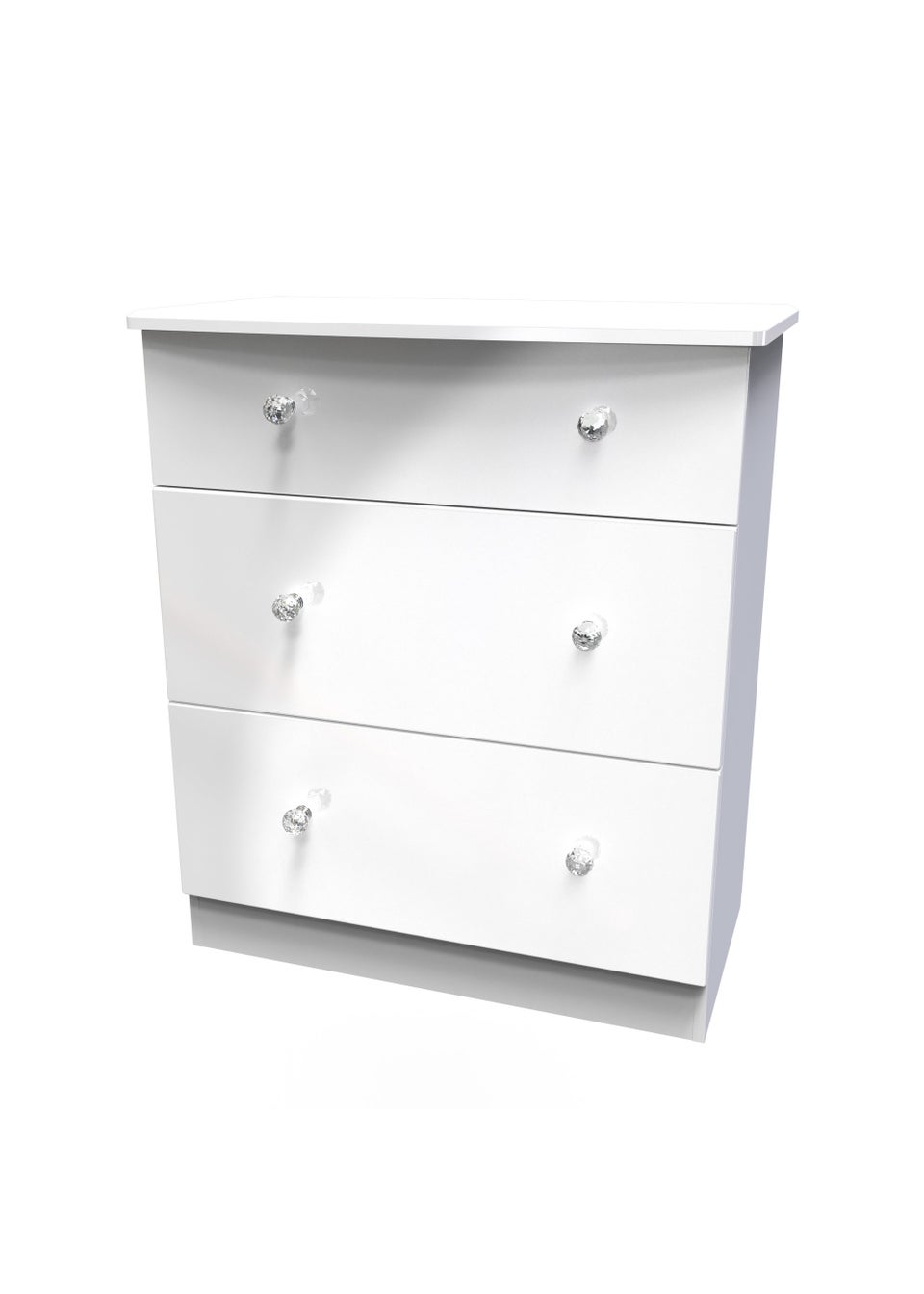 Swift Brilliance 3 Drawer Chest (88.5cm x 41.5cm x 76.5cm)