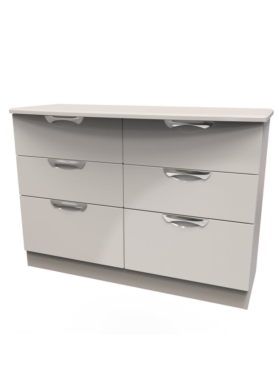 Swift Bordeaux 6 Drawer Wide Chest (79.5cm x 41.5cm x 112cm)