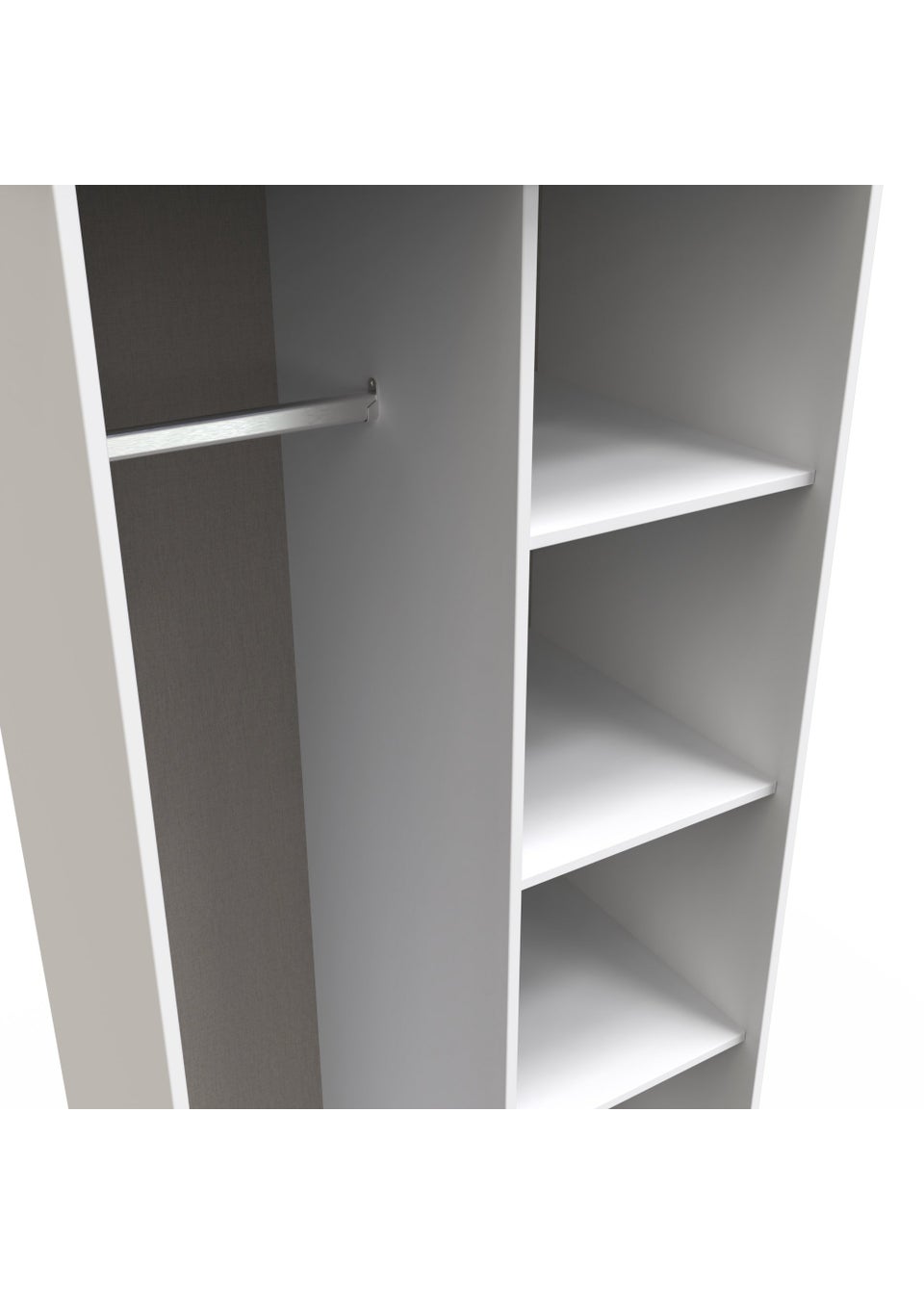 Swift Prism Open Shelf Wardrobe (197cm x 53cm x 74cm)