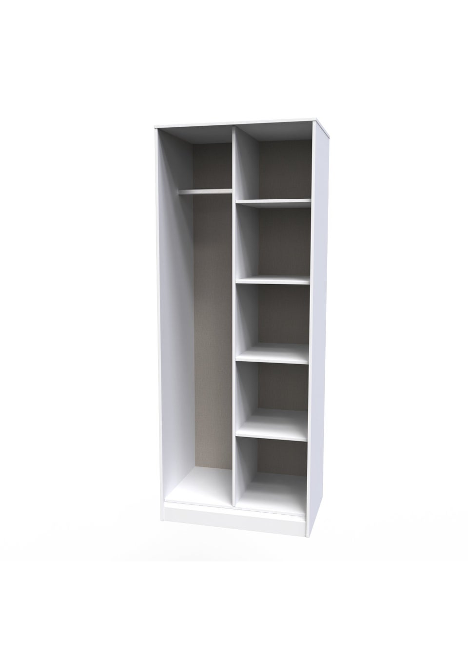 Swift Prism Open Shelf Wardrobe (197cm x 53cm x 74cm)