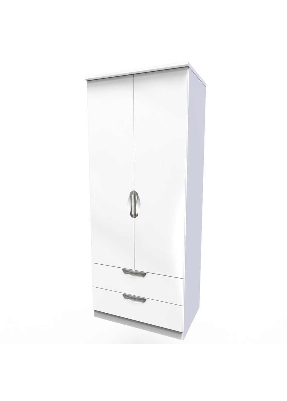 Swift Bordeaux 2 Door 2 Drawer Wardrobe (182.5cm x 53cm x 74cm)