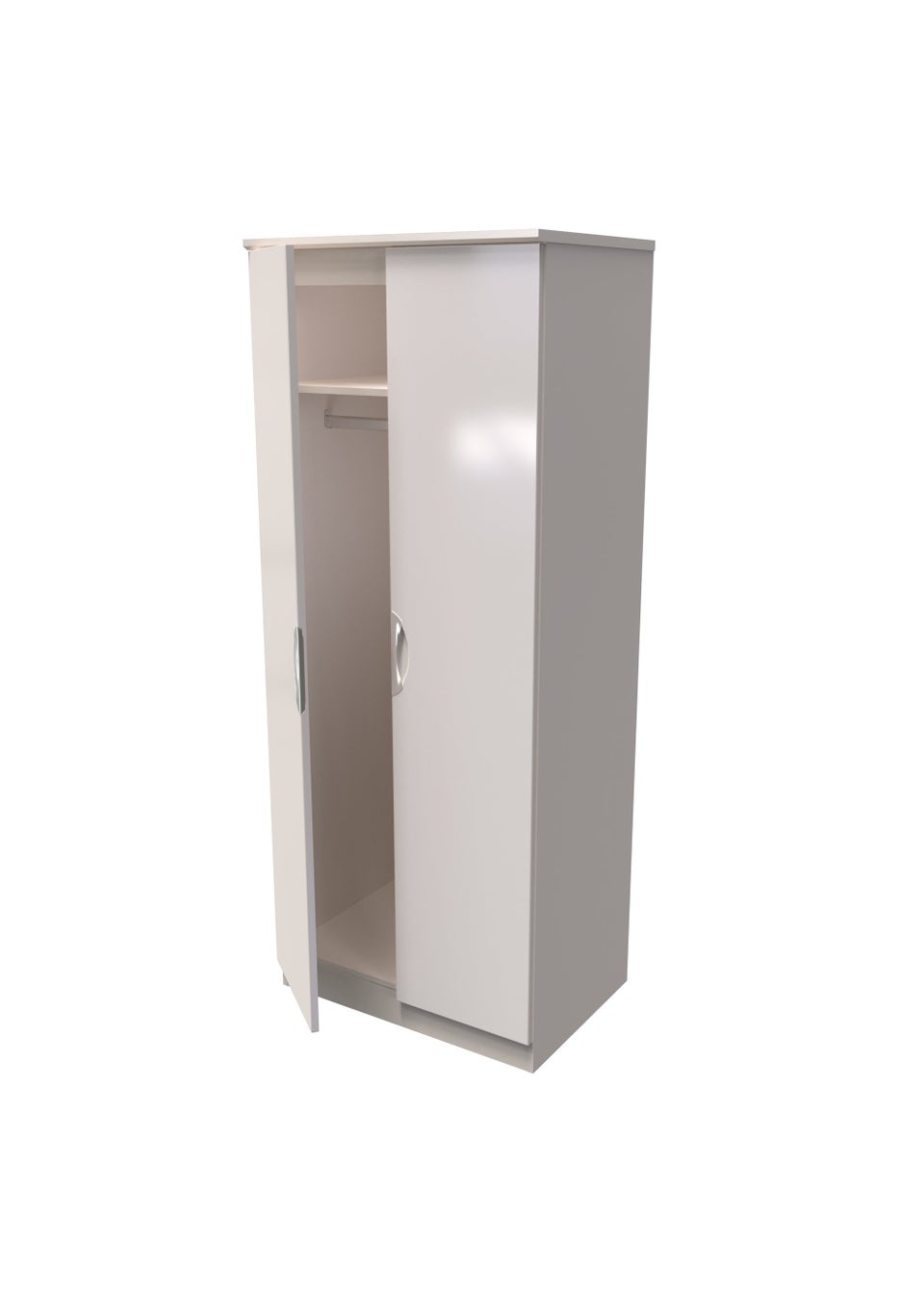 Swift Bordeaux 2 Door Wardrobe (182.5cm x 53cm x 74cm)