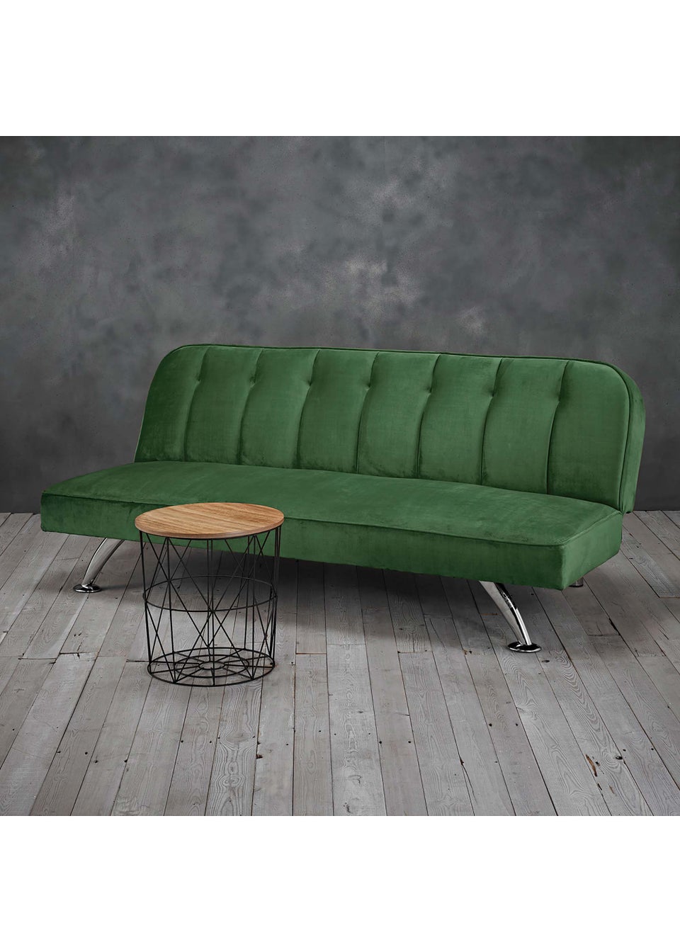 LPD Furniture Brighton Green Sofa Bed