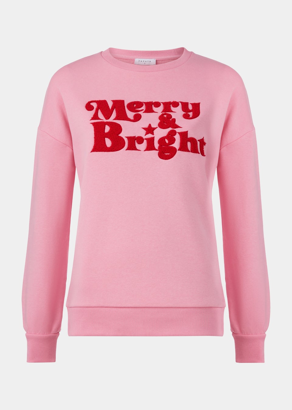 Pink Merry & Bright Christmas Sweatshirt