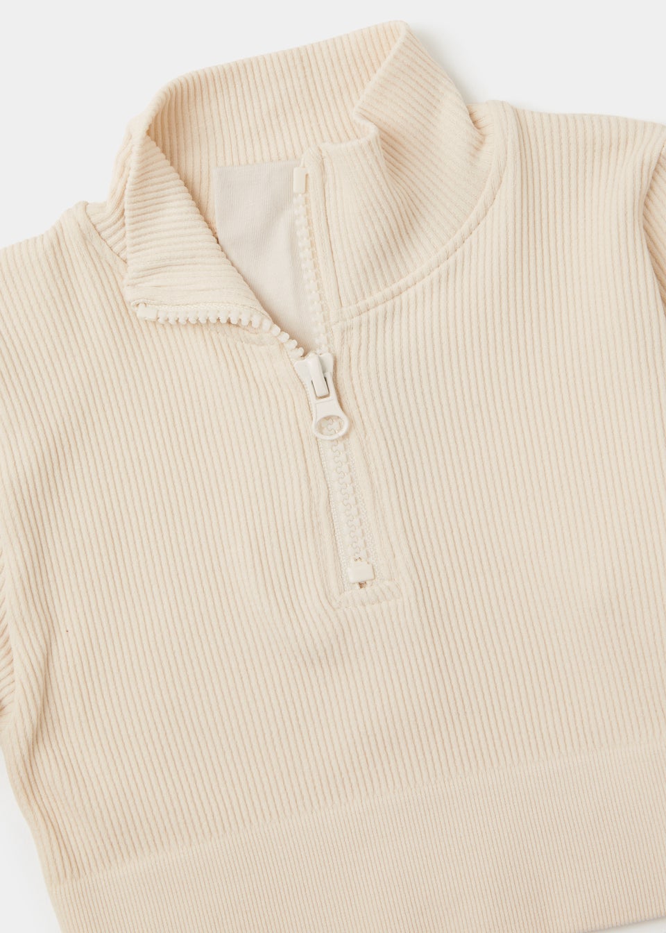 Girls Stone Seamless Zip Up Top (Small-Large)
