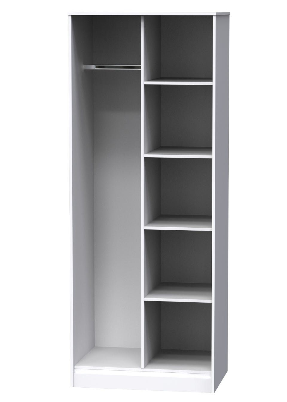 Swift Prism Open Shelf Wardrobe (201.5cm x 76.5cm x 53cm)