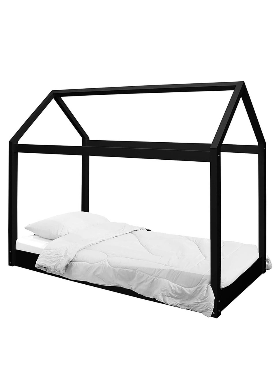 LPD Furniture Hickory 3 Single Bed Black