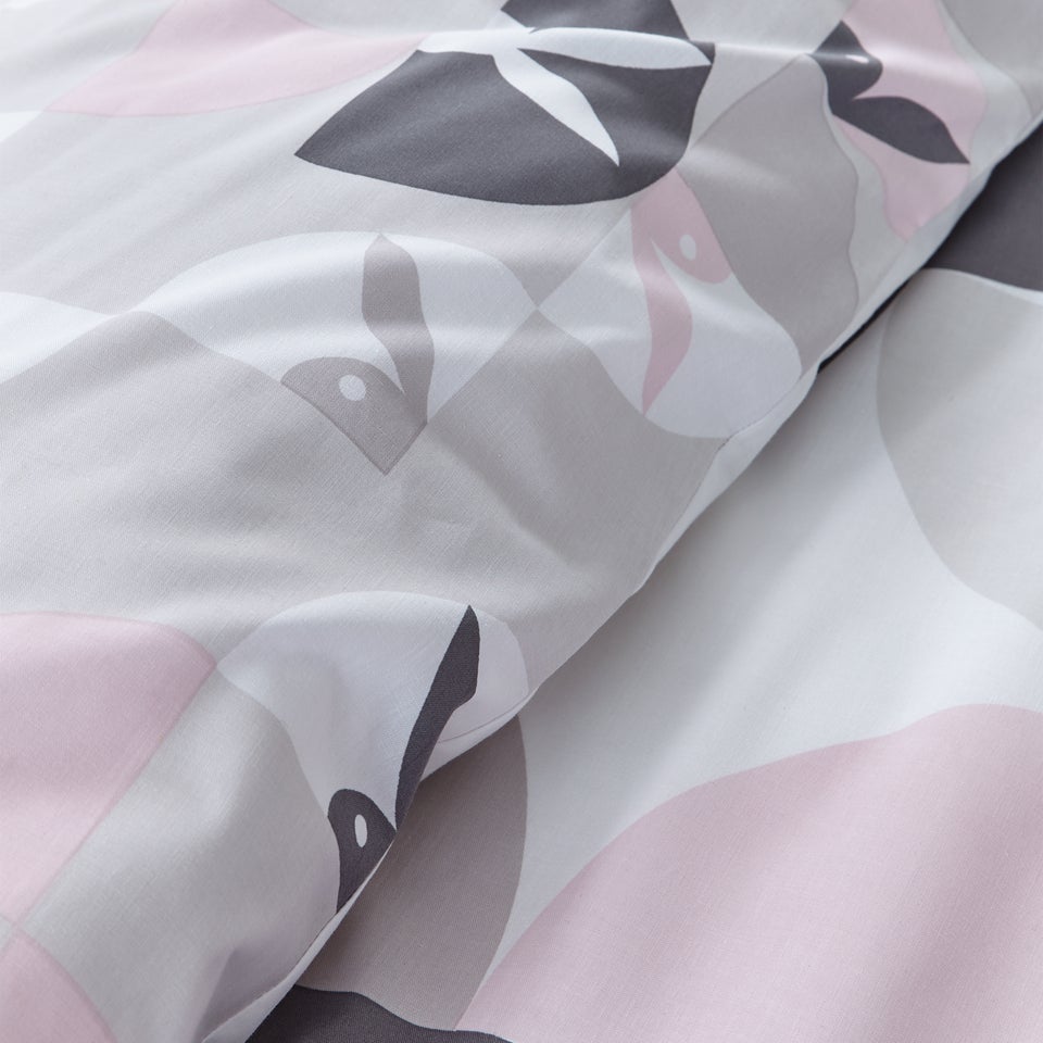 Playboy Retro Geo Reversible Bunny Duvet Cover Set