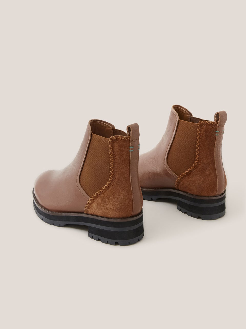 Wide Fit Leather Chelsea Boot