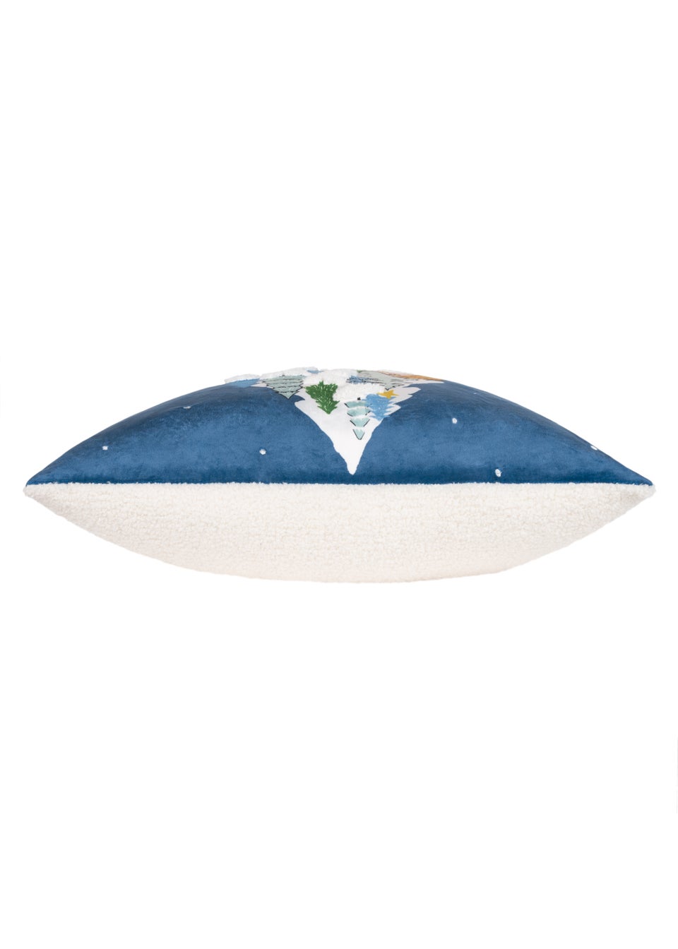 furn. Snowy Village Tree Filled Cushion (45cm x 45cm x 8cm)