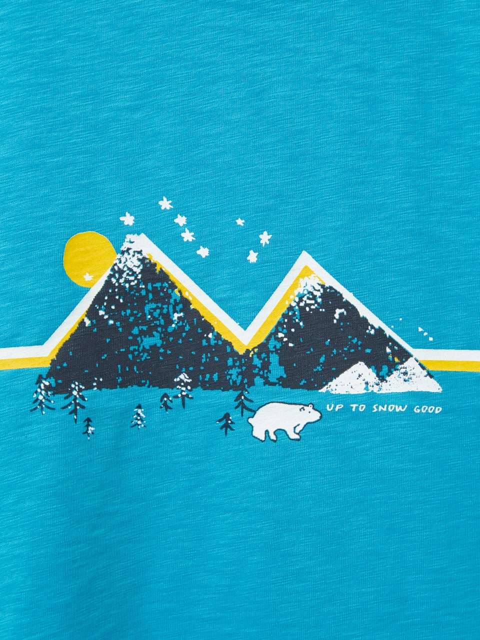 T-Shirt mit Bergmotiv