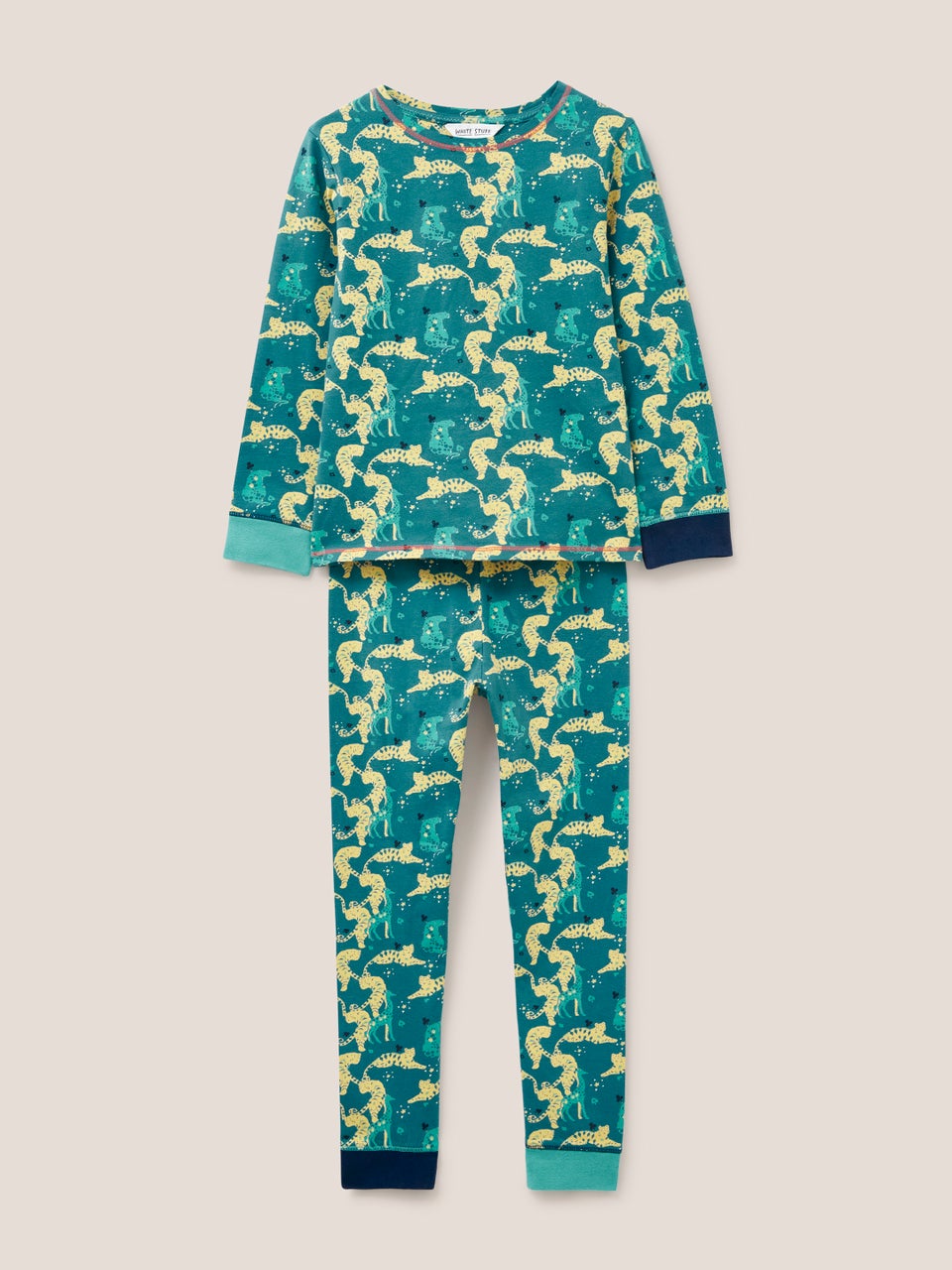 Pyjama-Set mit Tiger-Print
