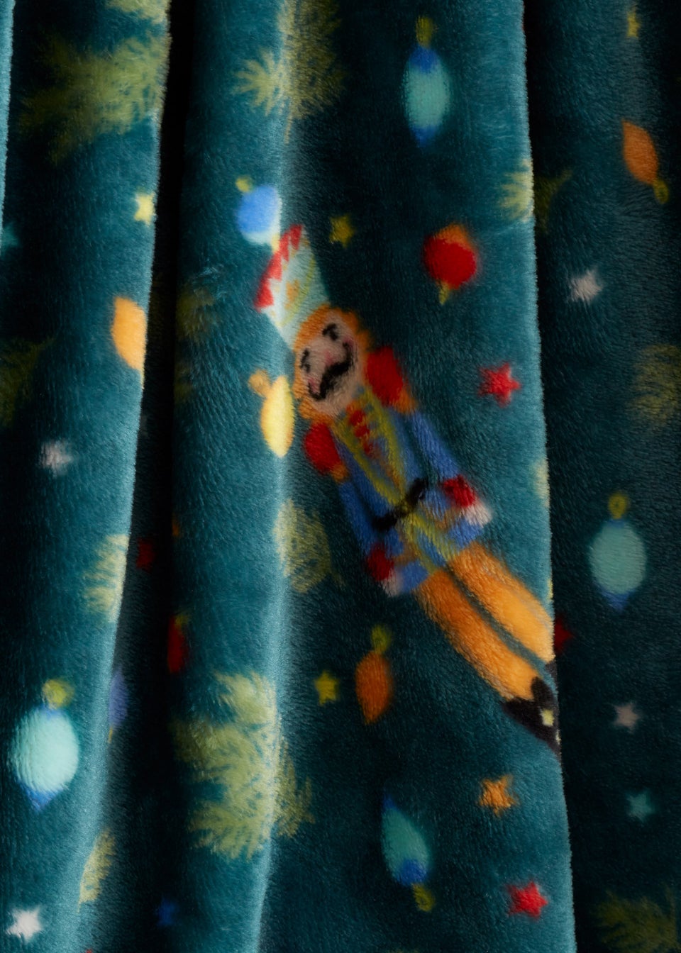 Catherine Lansfield Christmas Nutcracker Fleece Cosy Blanket Throw