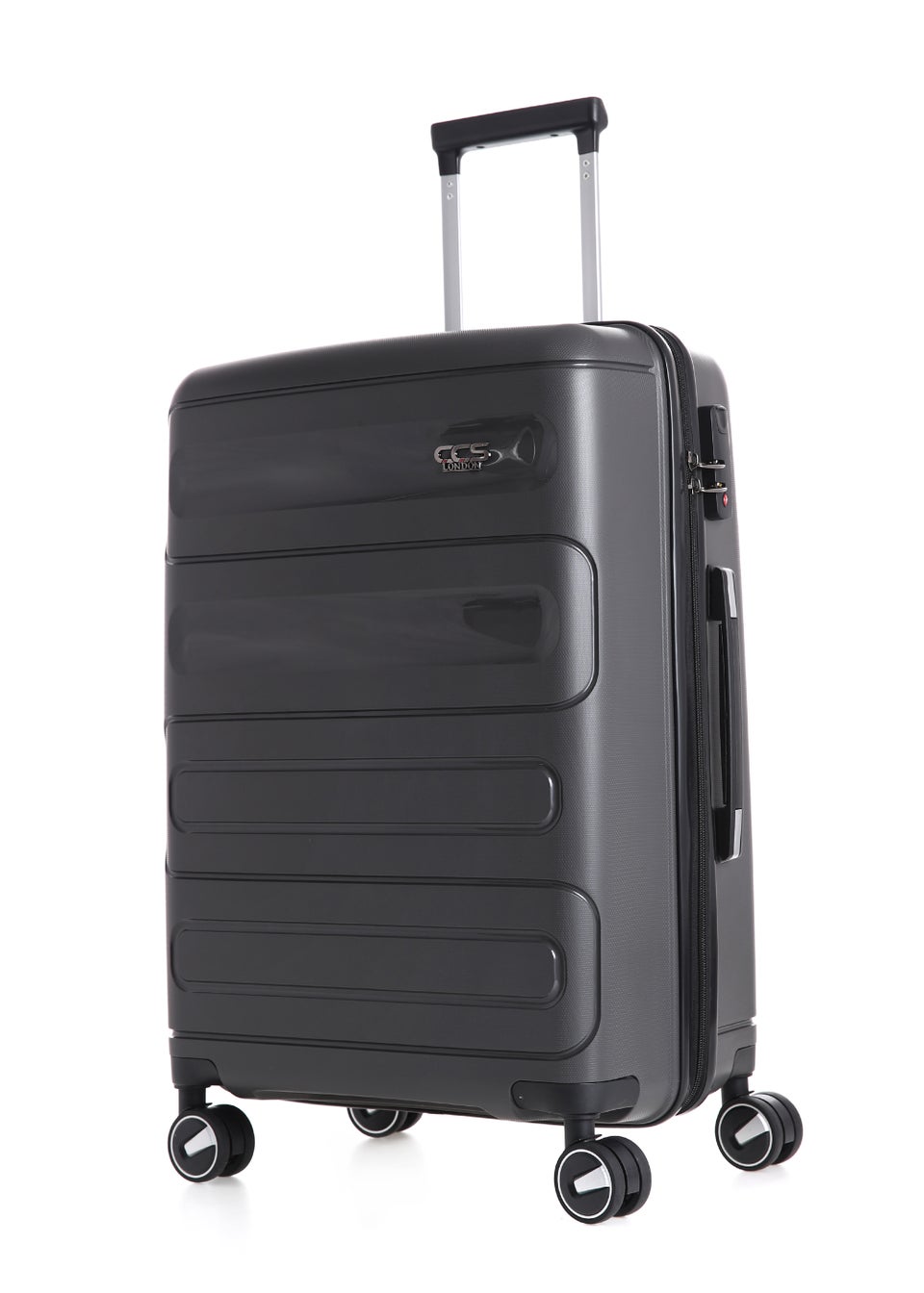 CCS London Grey Curve Suitcase