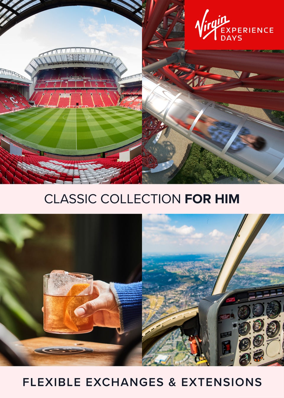 Virgin Experience Days Classic Collection for Him