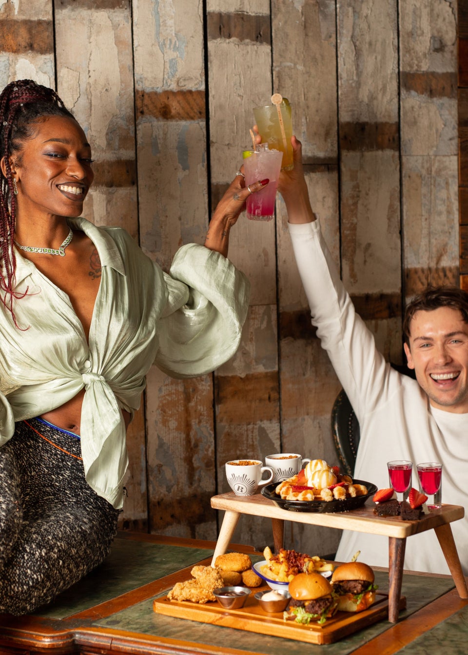 Virgin Experience Days Afternoon Tea with Cocktail for Two at Revolution Bars